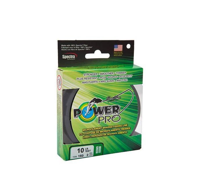 Плетёный шнур SHIMANO POWER PRO 10LB Braid 150YD GREEN Fishing Line