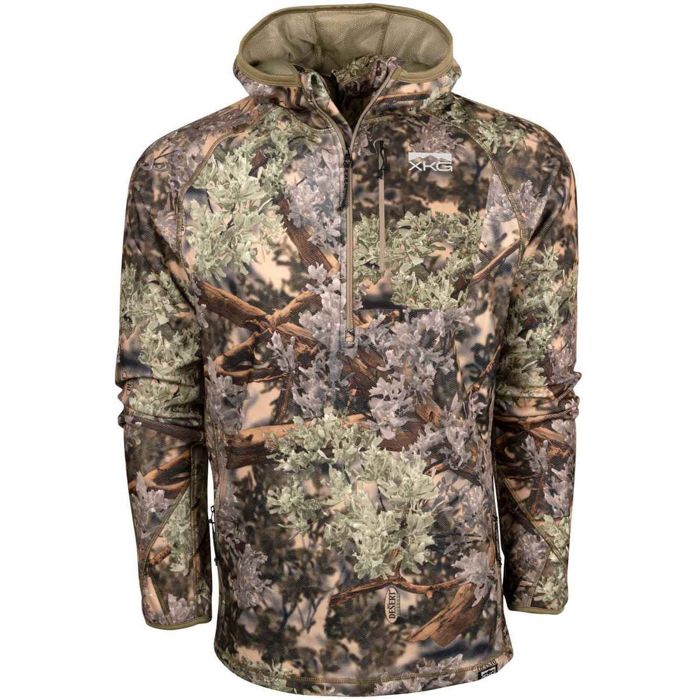 Рыболовная рубашка Kings Camo Men's Desert Shadow XKG Covert Hunting Hoodie