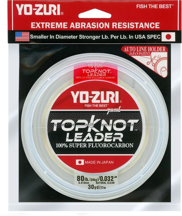 Поводковый материал Yo-Zuri SW Top Knot 25 lb 30 yd Fluorocarbon Leader Fishing Line