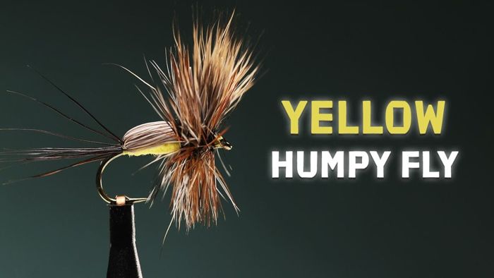 Набор для вязания мушек Trident Yellow Humpy Dry Fly Tying Video Material Kit