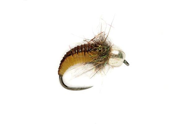 Мушки Rubber Grub Nymph Olive - Fulling Mill (Barbless)