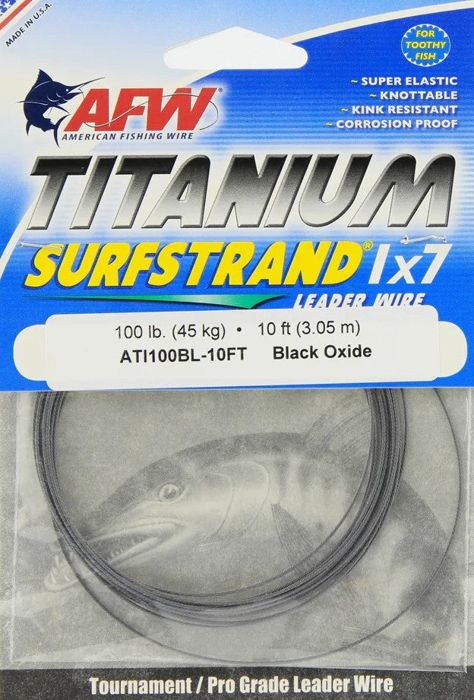 Поводковый материал American Fishing Wire Titanium Surfstrand Leader Wire