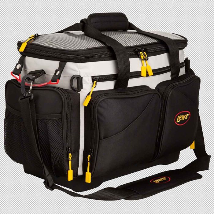 Рыболовная сумка Lew's 3700 Custom Pro Soft Tackle Bag -Black/white, Large