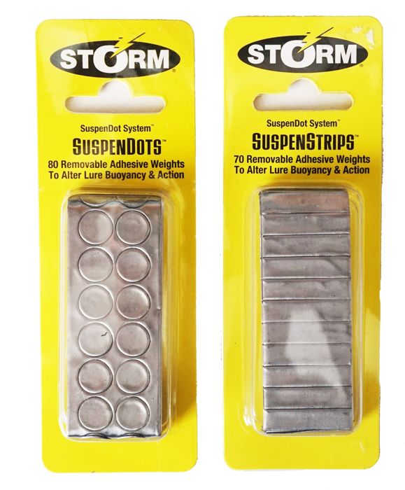 Грузила Storm SuspenStrips and SuspenDots Lead Weights