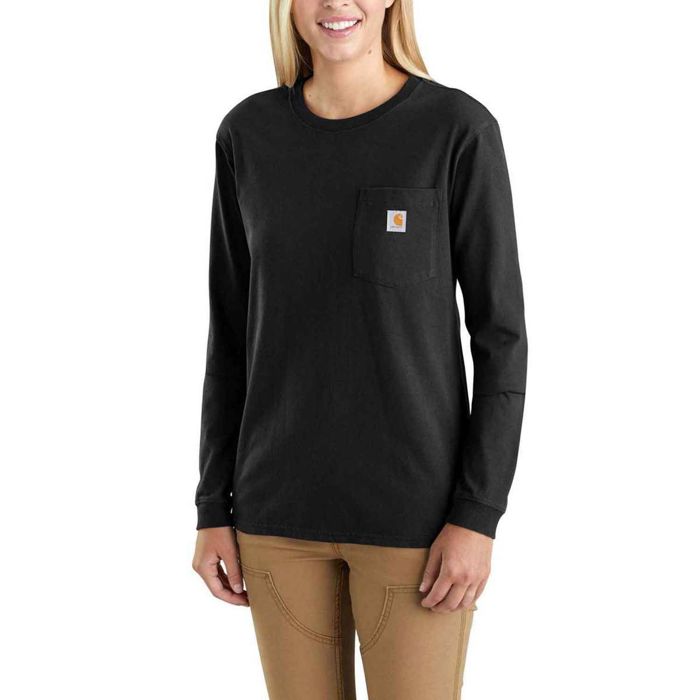 Рыболовная рубашка Carhartt Women's Pocket Workwear Long Sleeve Shirt