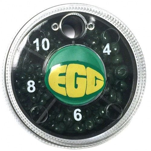 Грузила Dinsmores Green Egg Tin 4 Split Shot Dispenser
