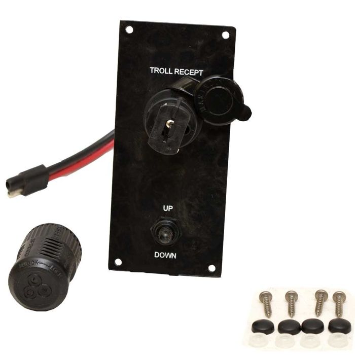 Разъём для троллингового мотора Alumacraft Marine Boat Trolling Motor Panel | W/ Plugs