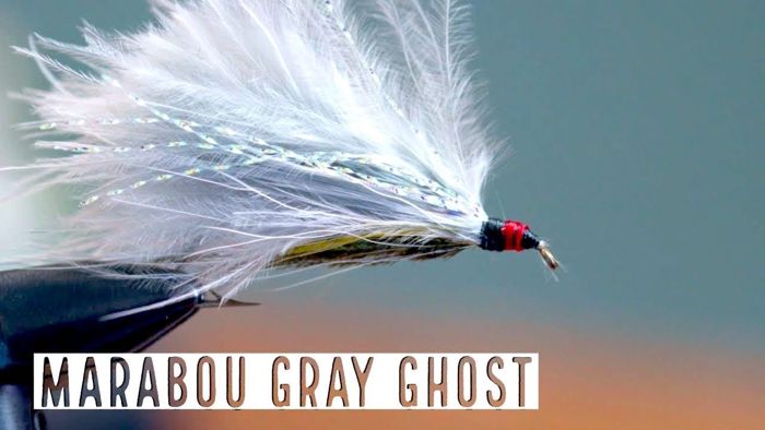 Набор для вязания мушек Trident Maribou Gray Ghost Streamer | Fly Tying Video Material Kit