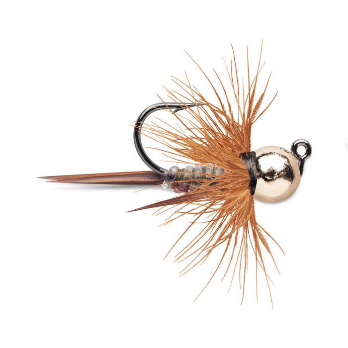 Зимняя приманка Rapala VMC Tungsten Bullfly Ice Fishing Jig - Metallic Gold, 1/16oz