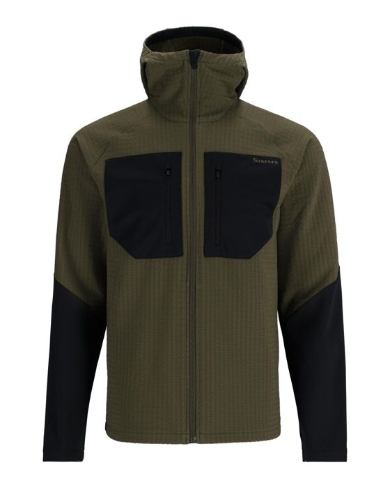 Рыболовная рубашка Simms Men's Confluence Hoody - Size Medium - Loden