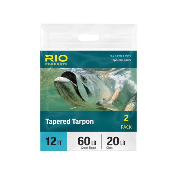 Поводковый материал Rio Tapered Tarpon Leader 2 Pack - 12ft 80#/40#