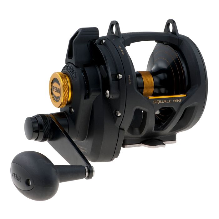 Морская мультипликаторная катушка PENN Squall Lever Drag 2-Speed Conventional Reel