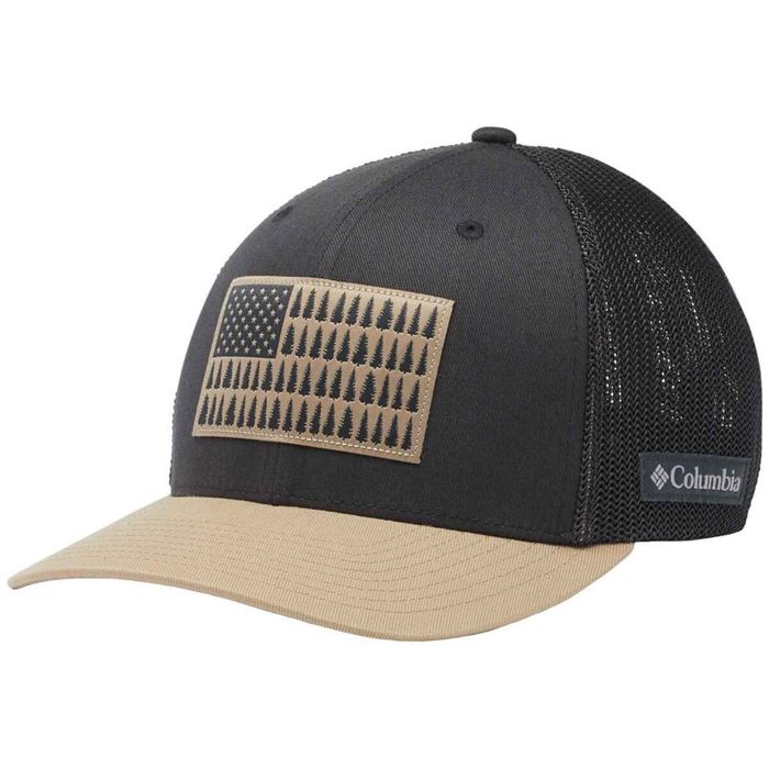 Головной убор Columbia Men's Mesh Tree Flag Patch Fitted Hat