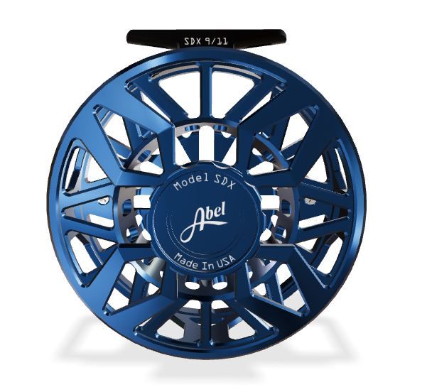 Нахлыстовая катушка Abel SDX 9/11 Fly Reel - Ported Blue III with XL Platinum Handle