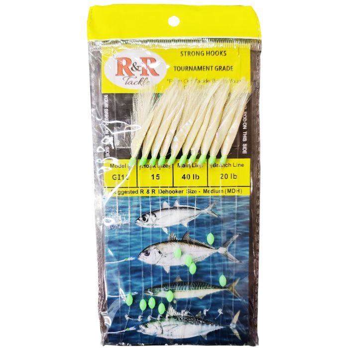 Готовая оснастка R&R TACKLE GI-10 Sabiki Tournament Grade Bait Rig