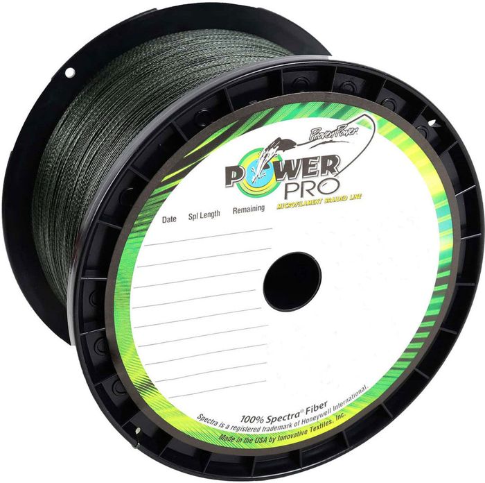 Плетёный шнур PowerPro Braided Spectra Fishing Line (1500 yd Spools)