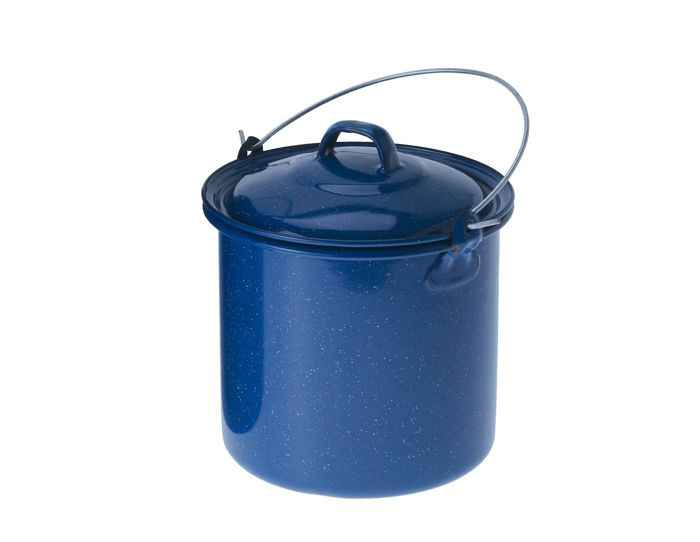 Походная посуда Enamelware Straight Pot with Lid - 1.7 Quart