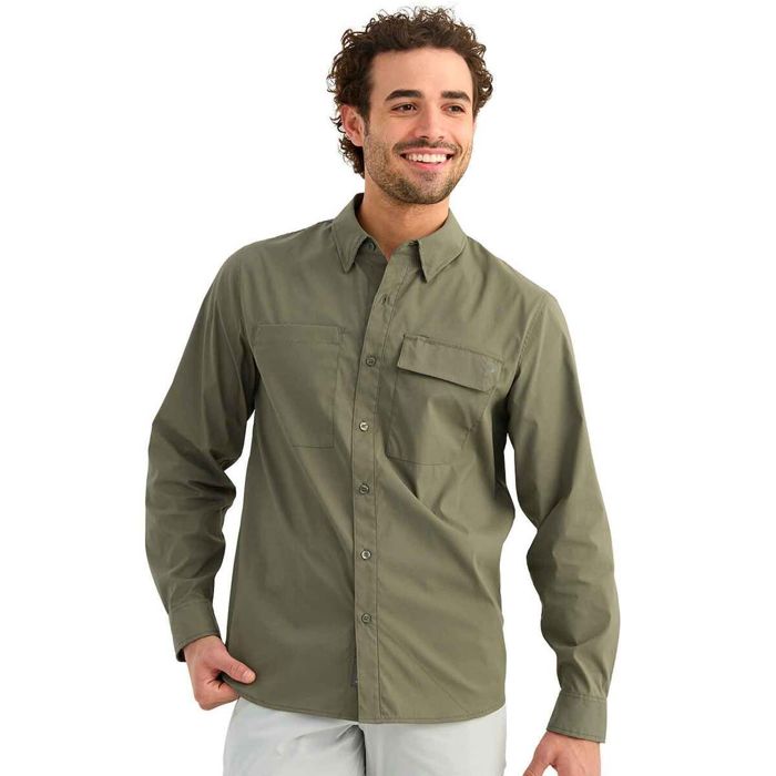 Рыболовная рубашка Huk Men's Icon Button-Down Long Sleeve Fishing Shirt