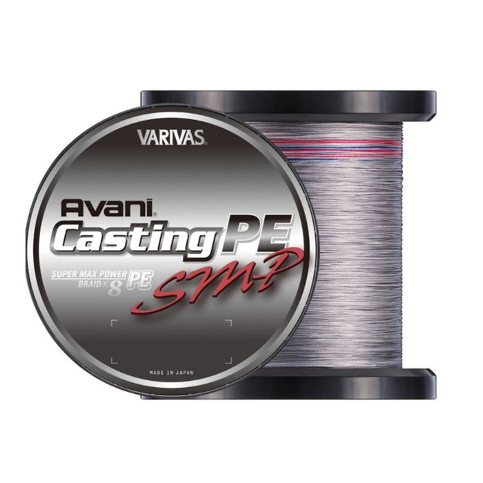 Плетёный шнур Varivas Avani Casting PE SMP X8 Braided Fishing Line (600 m Spools)