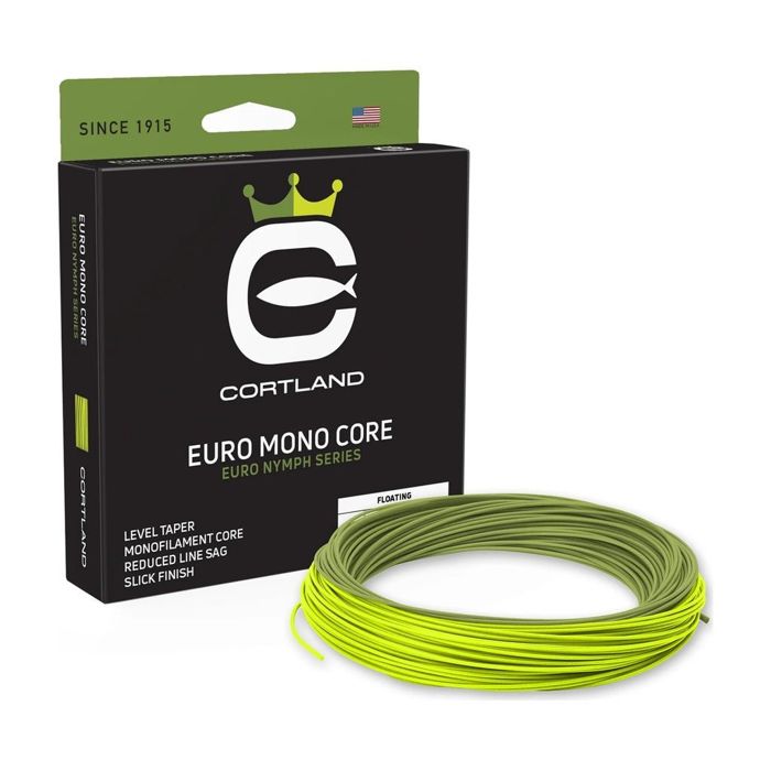 Нахлыстовый шнур Cortland Euro Nymph Mono Core Fly Line - Gecko Green/Chartreuse