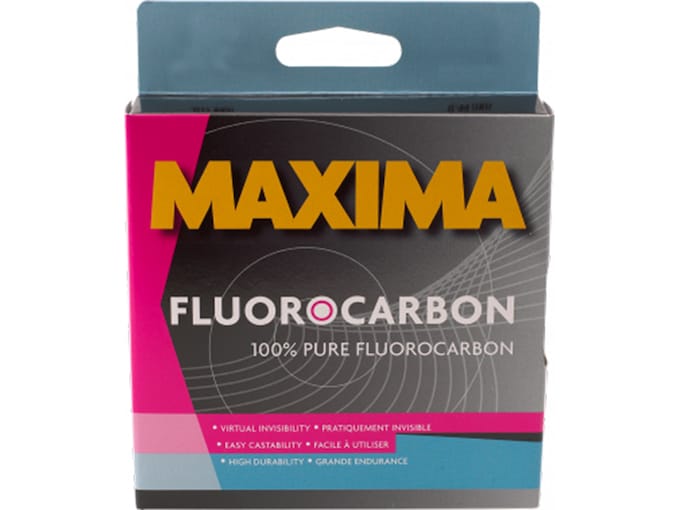 Флюорокарбоновая леска Maxima Fluorocarbon Fishing Line 4lb 200yd Clear