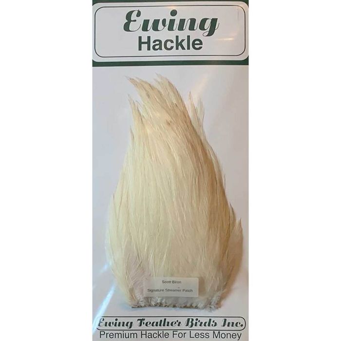 Материал для вязания мушек Ewing Feather Birds Ewing Saddle Hackle - White
