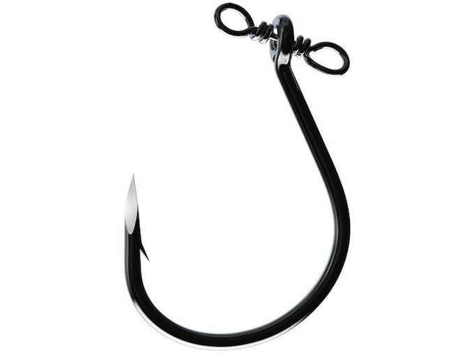Крючки Eagle Claw Trokar Helix Drop Shot Hook #2 Black Chrome 5PK