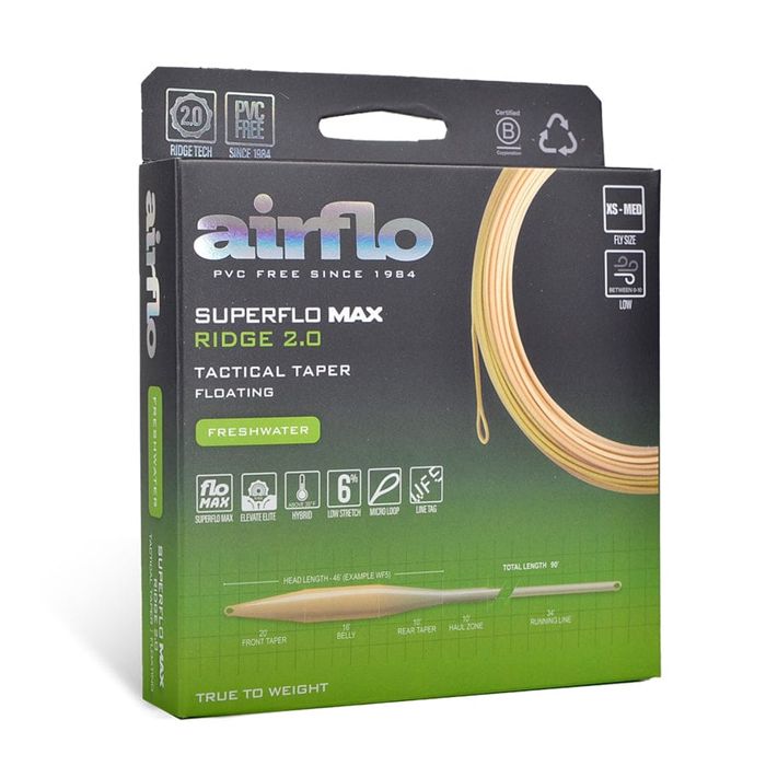 Нахлыстовый шнур Airflo Superflo Max Ridge 2.0 Tactical Taper Fly Line