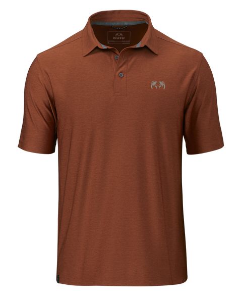 Рыболовная рубашка KUIU Performance Polo | Heather Resin