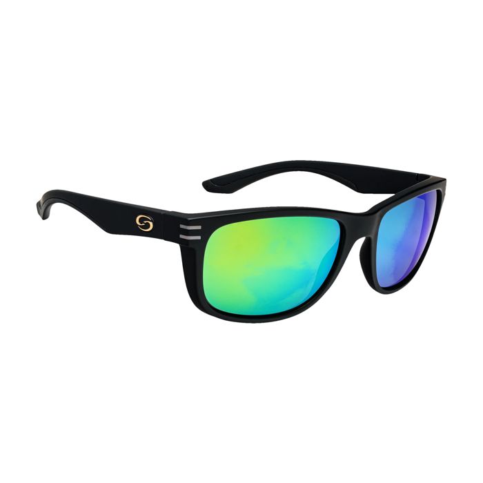Поляризационные очки Strike King Cumberland Sunglasses - Matte Black/Green Mirror