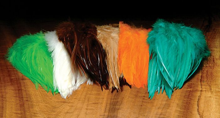 Материал для вязания мушек Hareline Dubbin Hareline Strung Chinese Saddle Hackle