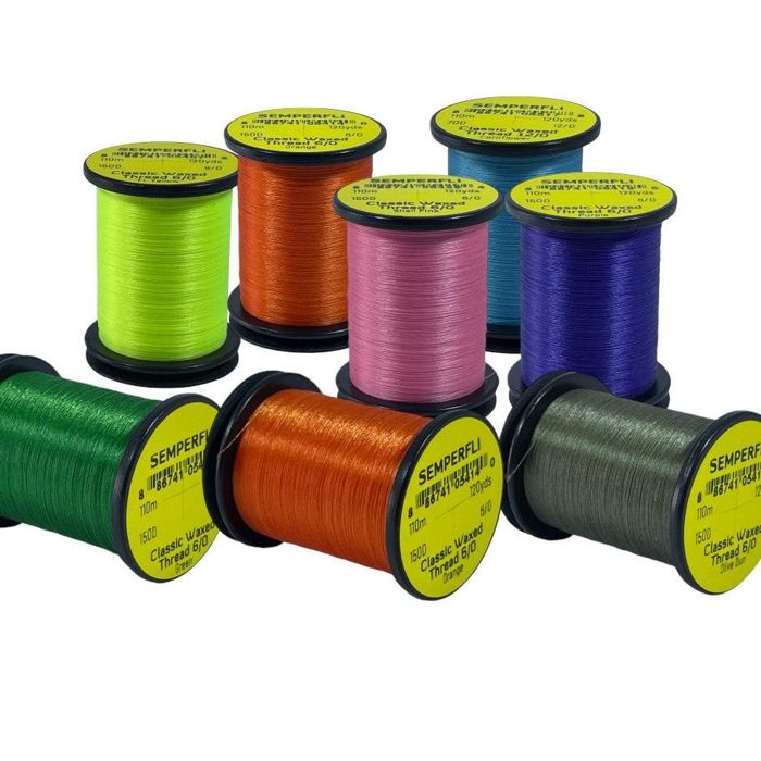 Нить для вязания мушек J. Stockard Fly Fishing Classic Waxed Thread 6/0 - 120 yards