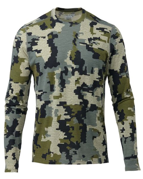 Термобельё KUIU ULTRA Merino 120 LT LS Crew-T | Verde