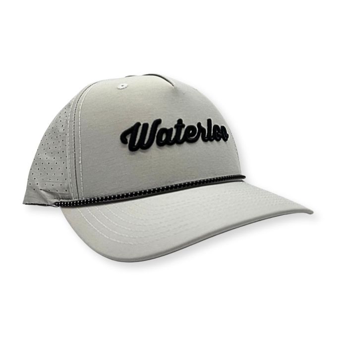 Головной убор Richardson Waterloo Silver with Black Rope Performance Cap - Cursive Logo
