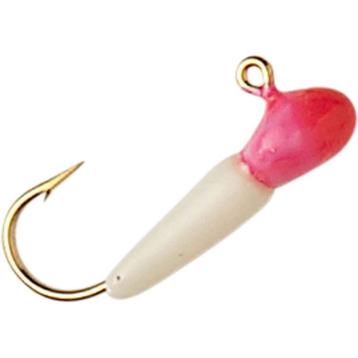 Зимняя приманка Custom Jigs and Spins Custom Jigs & Spins Ratfinkee Ice Fishing Jig - Pink