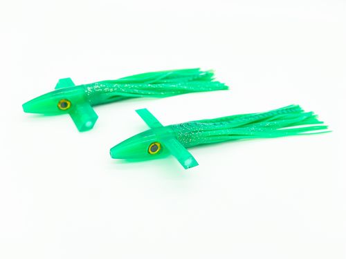 Rattle Bird 7" зелёный, набор 10 шт.