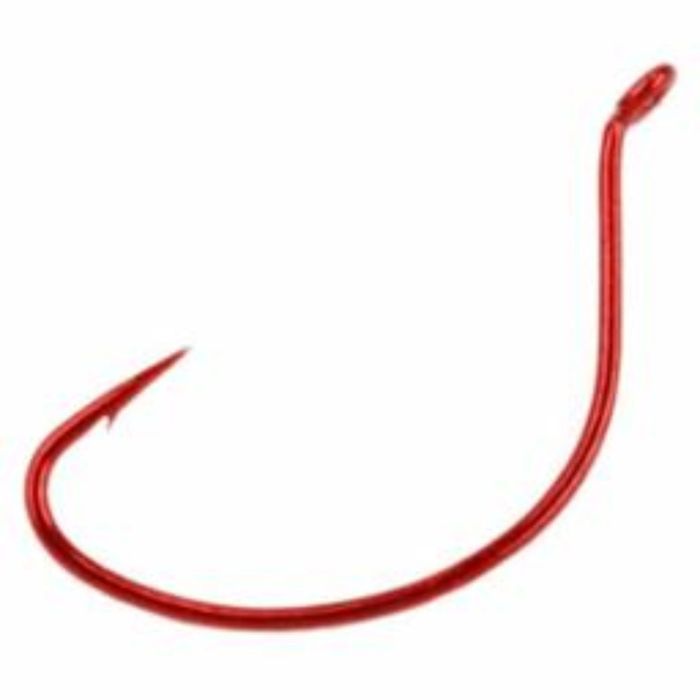 Крючки Mustad Wide Croaker Hook - Red 3/0