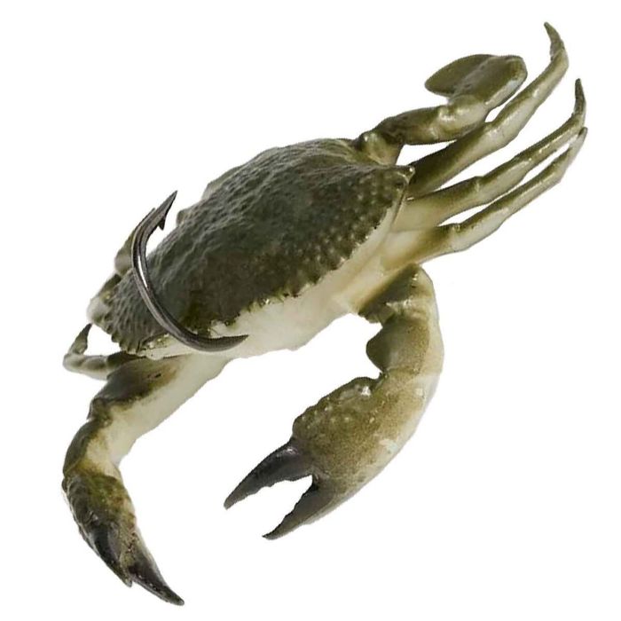 Силиконовая приманка Savage Gear Toughtec Crab Creature Bait - Green Crab, 3/4in