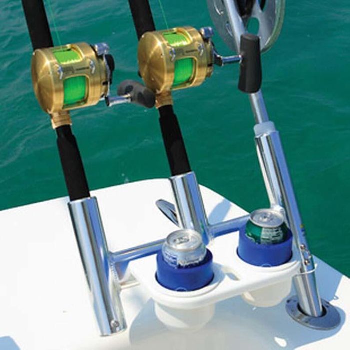 Держатель удилища BIRDSALL MARINE Triple Offset Rod Holder w/ Cup Holder