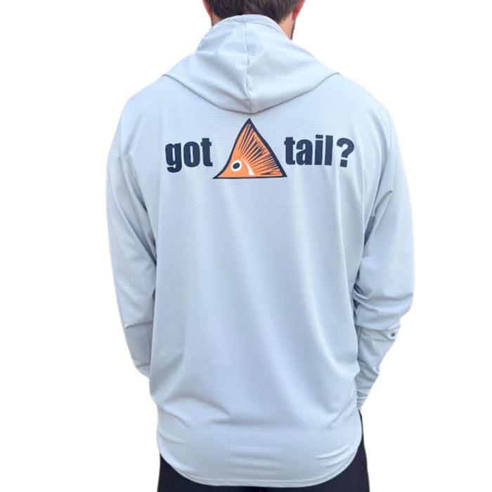 Рыболовная рубашка Waterloo Rods Got Tail Silver Performance Hoodie