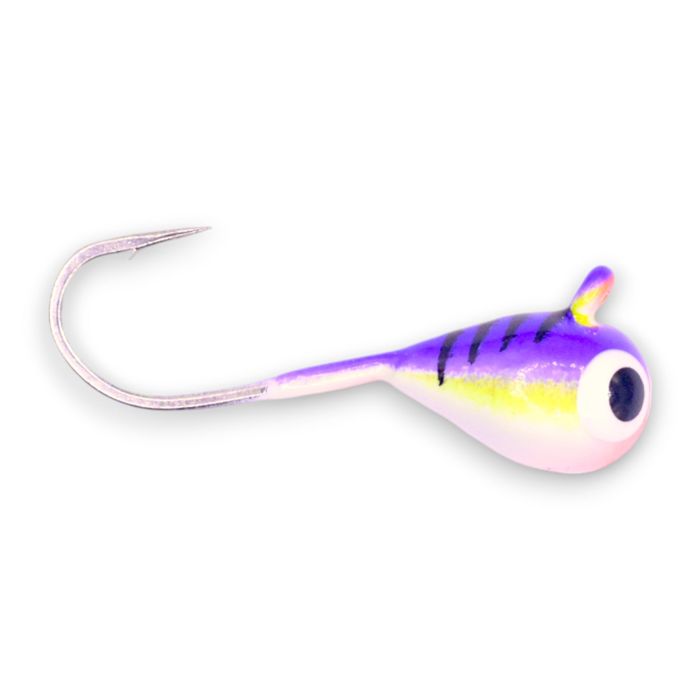 Зимняя приманка Kenders Outdoors PURPLE CLOWN BRIGHT UV TUNGSTEN JIG