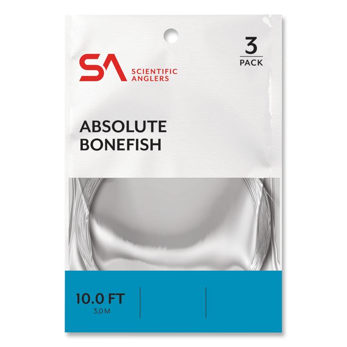 Поводковый материал Scientific Anglers Absolute Bonefish Leaders - 10' - 8LB
