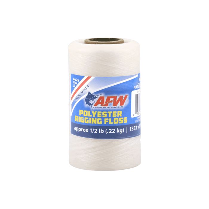 Туристический инструмент AFW Waxed Polyester Rigging Floss - 30 lb. / 1/2 lb. - 1,333 yd.