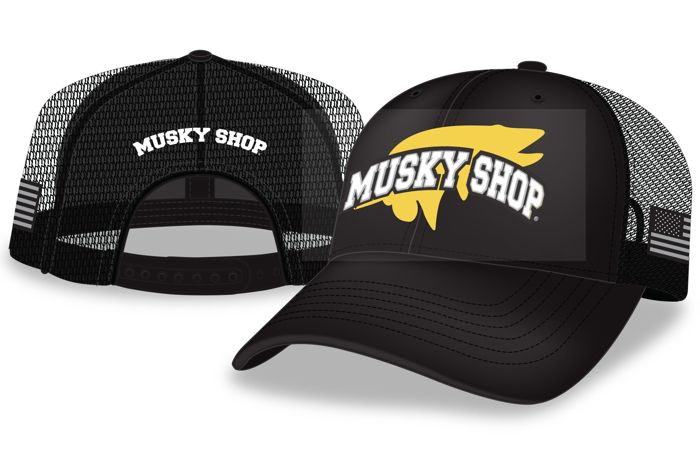 Головной убор Musky Shop Black Gold White Mesh Cap