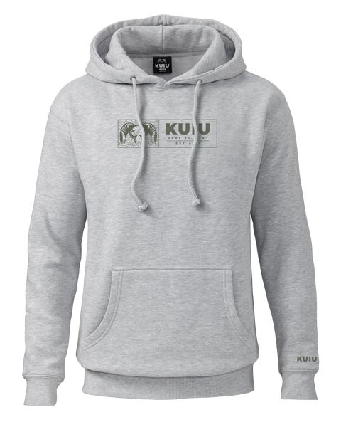 Рыболовная рубашка KUIU Topo Block Hoodie | Heather Grey