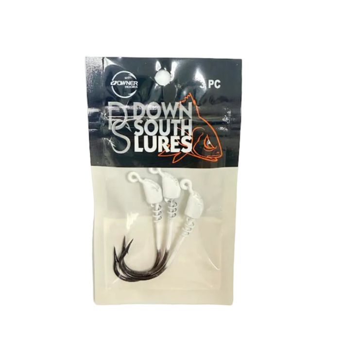 Джиг-головки Down South Lures - Lethal Venom Jighead - White - 4-0 1-8