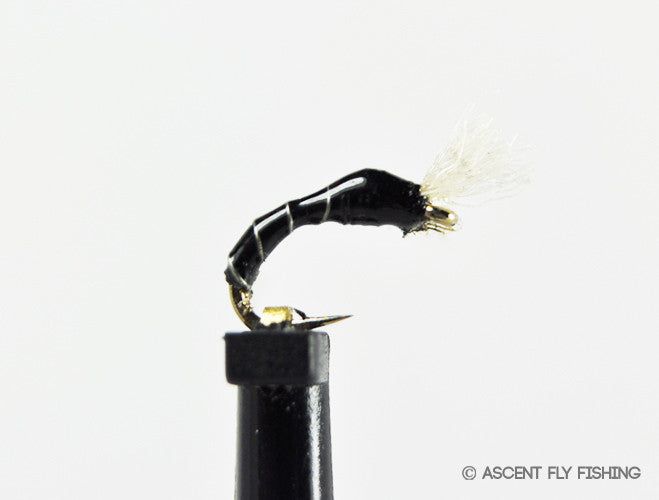 Мушки Ascent Fly Fishing 3D Epoxy Black Fly Larva
