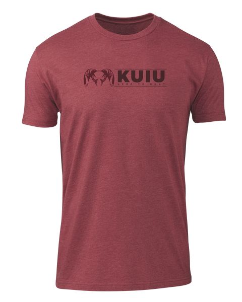 Рыболовная рубашка KUIU Here to Hunt Logo T-Shirt | Cardinal