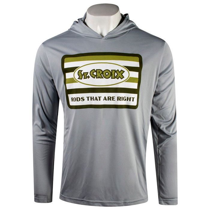 Рыболовная рубашка ATS FLY Silver Performance Hooded Long Sleeve