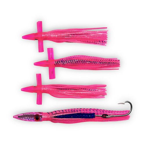 Троллинговая цепочка-тизер Pink Tiger Triple Bird Chain, размер L